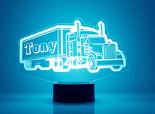 Load image into Gallery viewer, Custom Truck Night Lights with Name / 7 Color Changing LED Lamp III10
