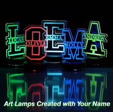 Load image into Gallery viewer, Personalized Children's Night Light with Name-Letter