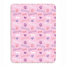 Load image into Gallery viewer, Custom Name Fleece Blanket 30