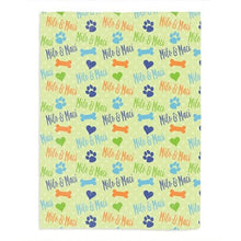 Load image into Gallery viewer, Custom Name Fleece Blanket 30