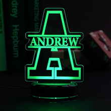 Load image into Gallery viewer, Personalized Children's Night Light with Name-Letter