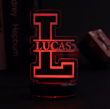 Load image into Gallery viewer, Personalized Children's Night Light with Name-Letter