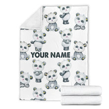 Load image into Gallery viewer, Custom Name Fleece Blanket 21