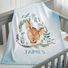 Load image into Gallery viewer, Custom Name Fleece Blanket 22