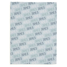 Load image into Gallery viewer, Custom Name Fleece Blanket 25