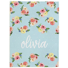 Load image into Gallery viewer, Custom Name Fleece Blanket 24