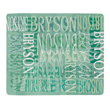 Load image into Gallery viewer, Custom Name Signature Style Blanket 06