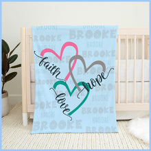 Load image into Gallery viewer, Custom Name Fleece Blanket 35