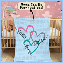 Load image into Gallery viewer, Custom Name Fleece Blanket 35