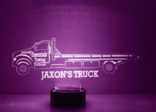Load image into Gallery viewer, Custom Truck Night Lights with Name / 7 Color Changing LED Lamp III09