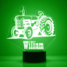 Load image into Gallery viewer, Custom Truck Night Lights with Name / 7 Color Changing LED Lamp III16