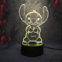 Load image into Gallery viewer, Personalized Name Night Lights for Kids/7 Colors 3D Night Light 08