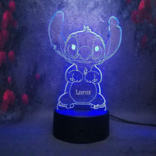 Load image into Gallery viewer, Personalized Name Night Lights for Kids/7 Colors 3D Night Light 08