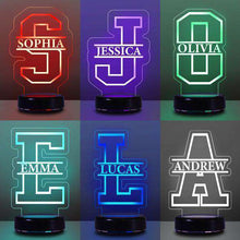 Load image into Gallery viewer, Personalized Children's Night Light with Name-Letter