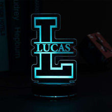 Load image into Gallery viewer, Personalized Children's Night Light with Name-Letter