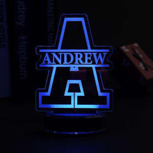 Load image into Gallery viewer, Personalized Children's Night Light with Name-Letter