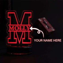 Load image into Gallery viewer, Personalized Children's Night Light with Name-Letter
