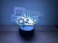 Load image into Gallery viewer, Custom Truck Night Lights with Name / 7 Color Changing LED Lamp III19
