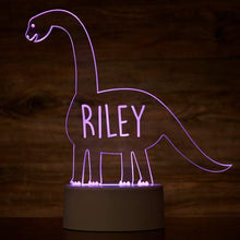Load image into Gallery viewer, Personalized Led Dinosaur Night Light With 7 Colors