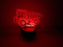 Load image into Gallery viewer, Custom Truck Night Lights with Name / 7 Color Changing LED Lamp III19