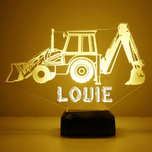 Load image into Gallery viewer, Custom Backhoe Night Lights III24