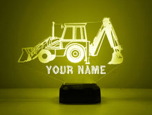 Load image into Gallery viewer, Custom Backhoe Night Lights III24