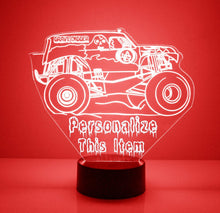 Load image into Gallery viewer, Custom Truck Night Lights with Name / 7 Color Changing LED Lamp III17
