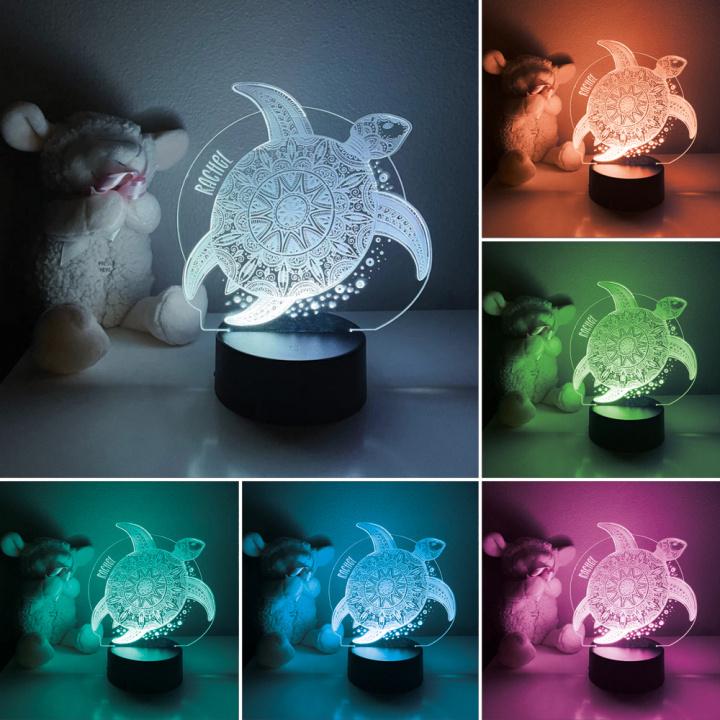 Custom Animal Night Lights IX44-Turtle