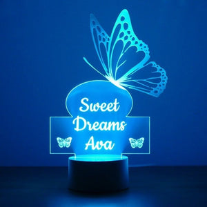 Personalised Butterfly Night Light | 09