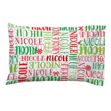 Load image into Gallery viewer, Personalized Signature Style Holiday Pillowcase II08
