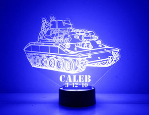 Custom Truck Night Lights with Name / 7 Color Changing LED Lamp III15