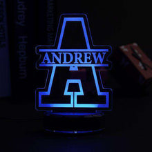Load image into Gallery viewer, Personalized Children&#39;s Night Light with Name-Letter
